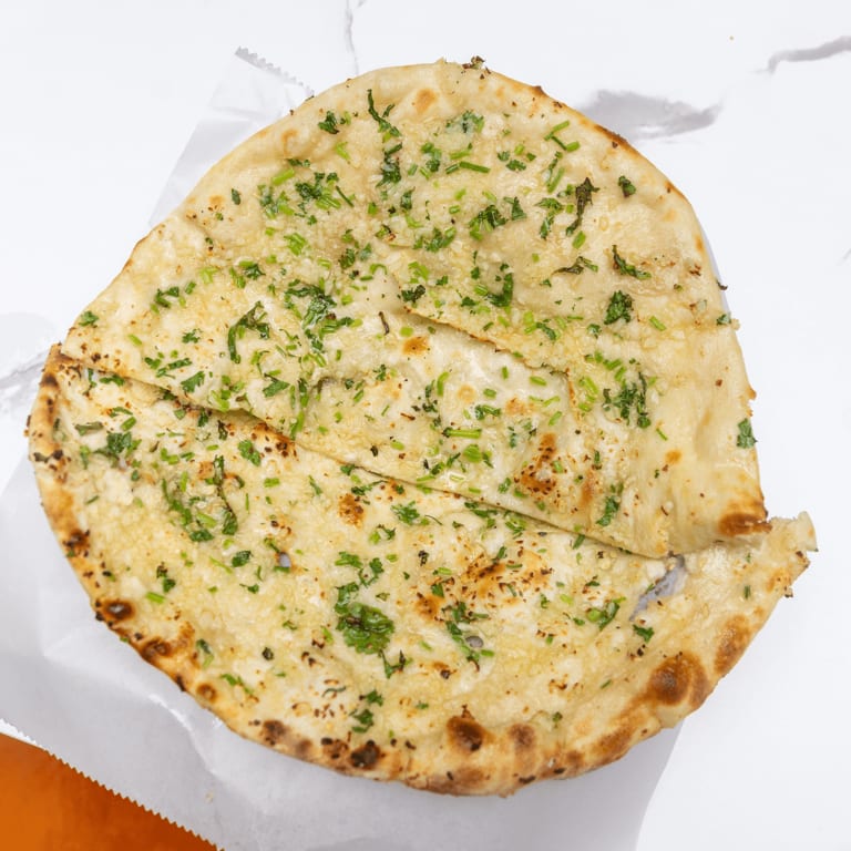 Savor our butter naan